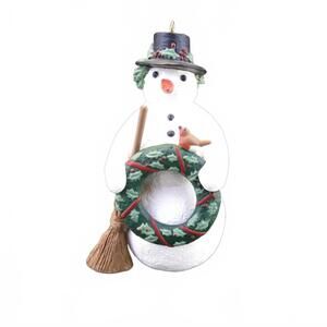 Hallmark Ornament Christmas Snowman Marjolein Bastin Natures Journey QX6214